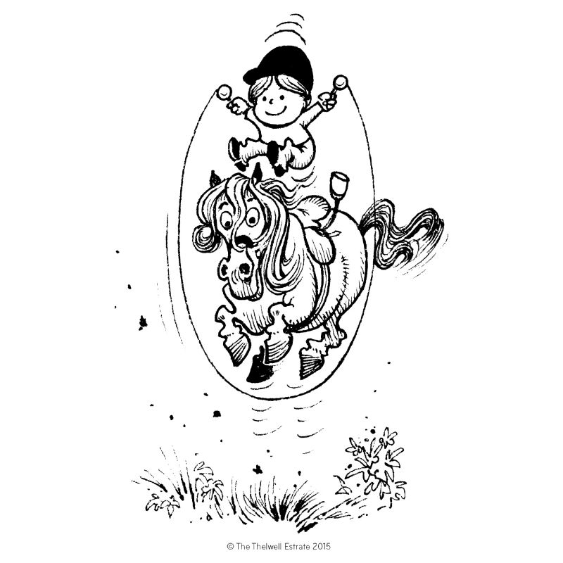Thelwell - Pony springing skipping rope