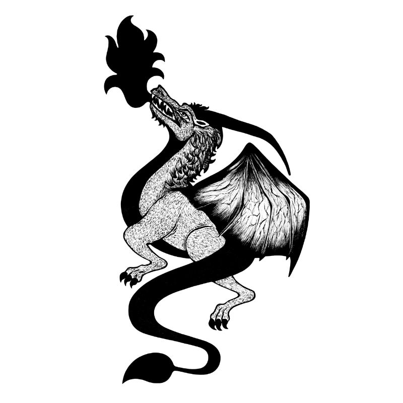 Dragon cracheur de feu