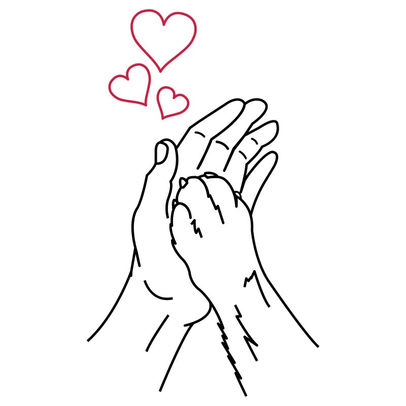 hand paw love