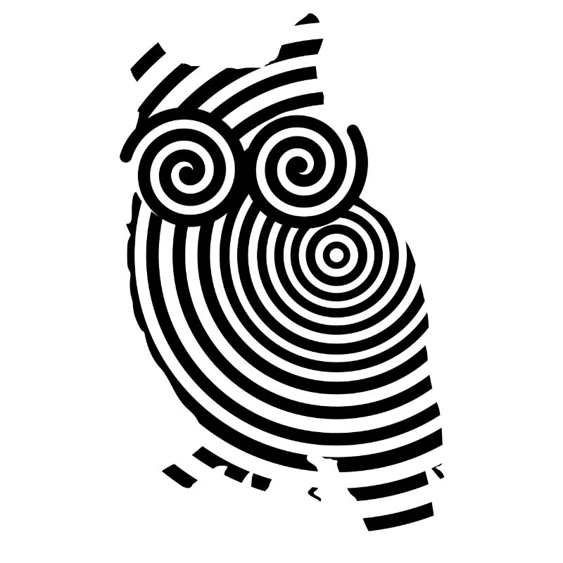 owl illusion eyes optical illusion lsd strudel
