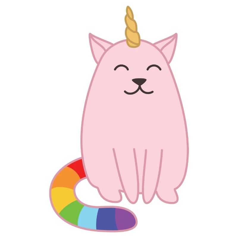 Caticorn Katze Einhorn