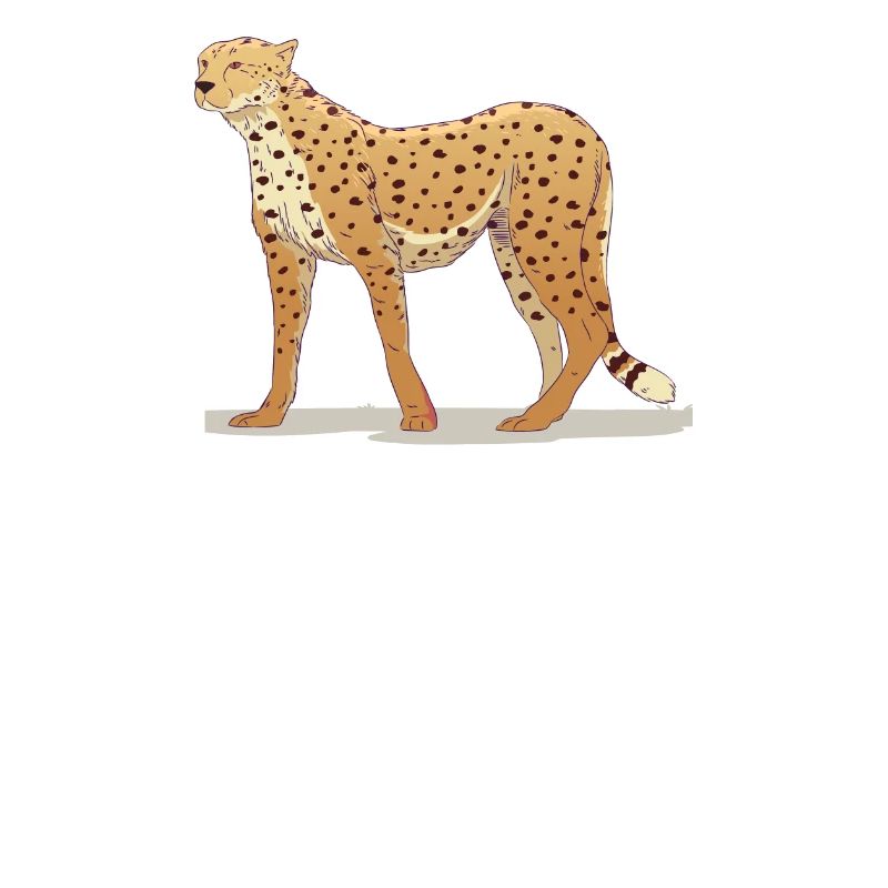Chat le plus rapide du safari