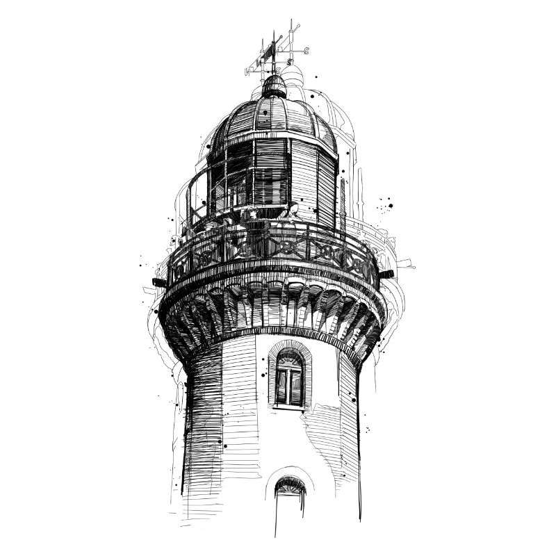 Lighthouse Drawing