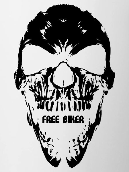 Skull Free Biker