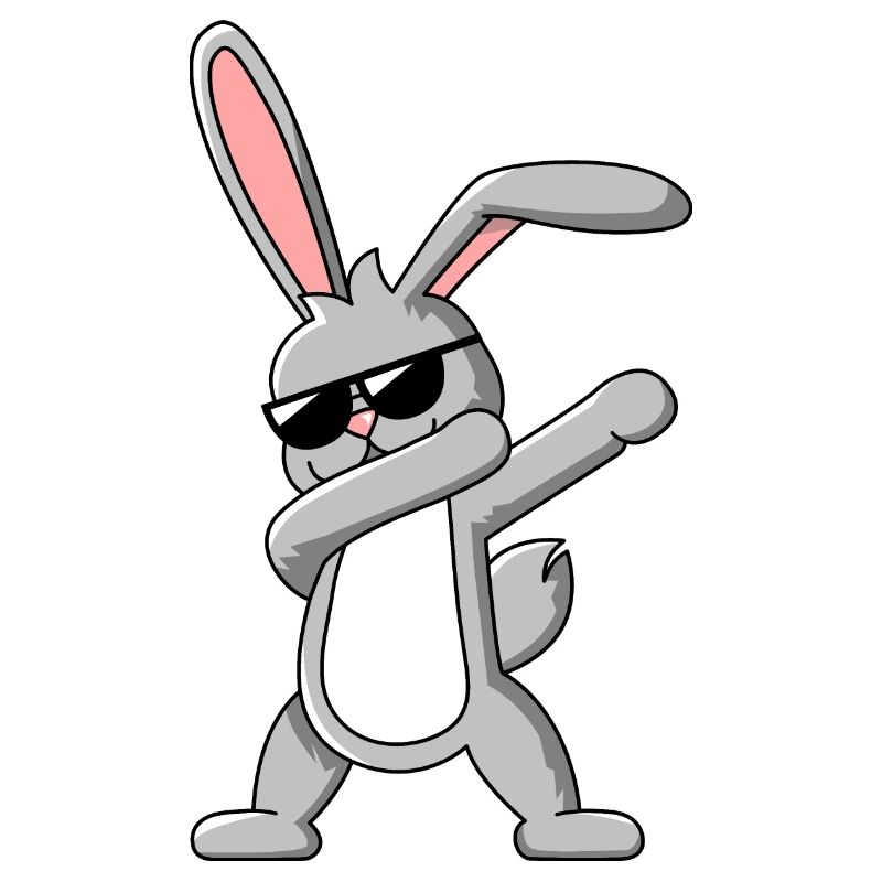 Dabbing Rabbit - Drôle de dab dance Easter Design
