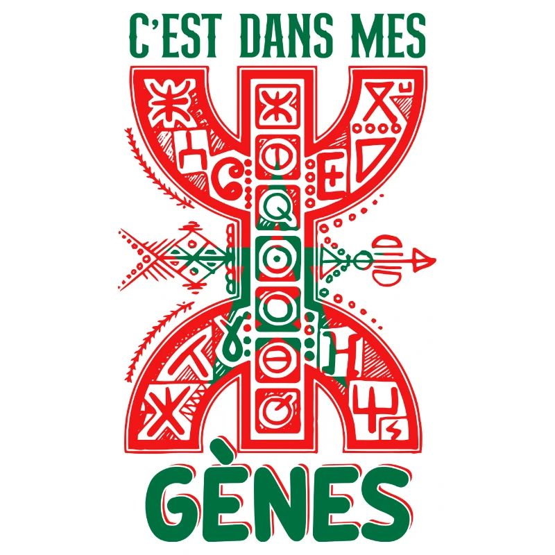 Berbère Amazigh c'est dans mes gènes Imazighen