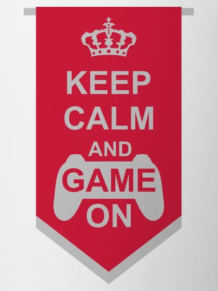 Banner Keep Calm Game