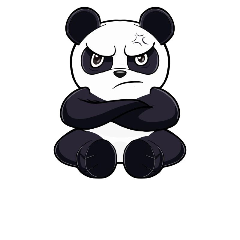 Nope Funny Lazy Panda