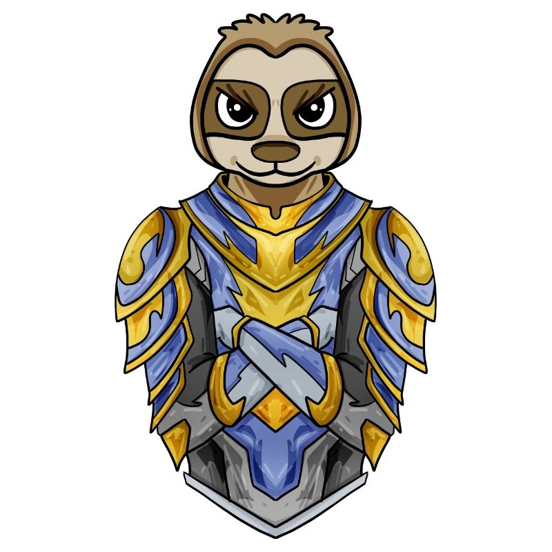 Knight Sloth cool
