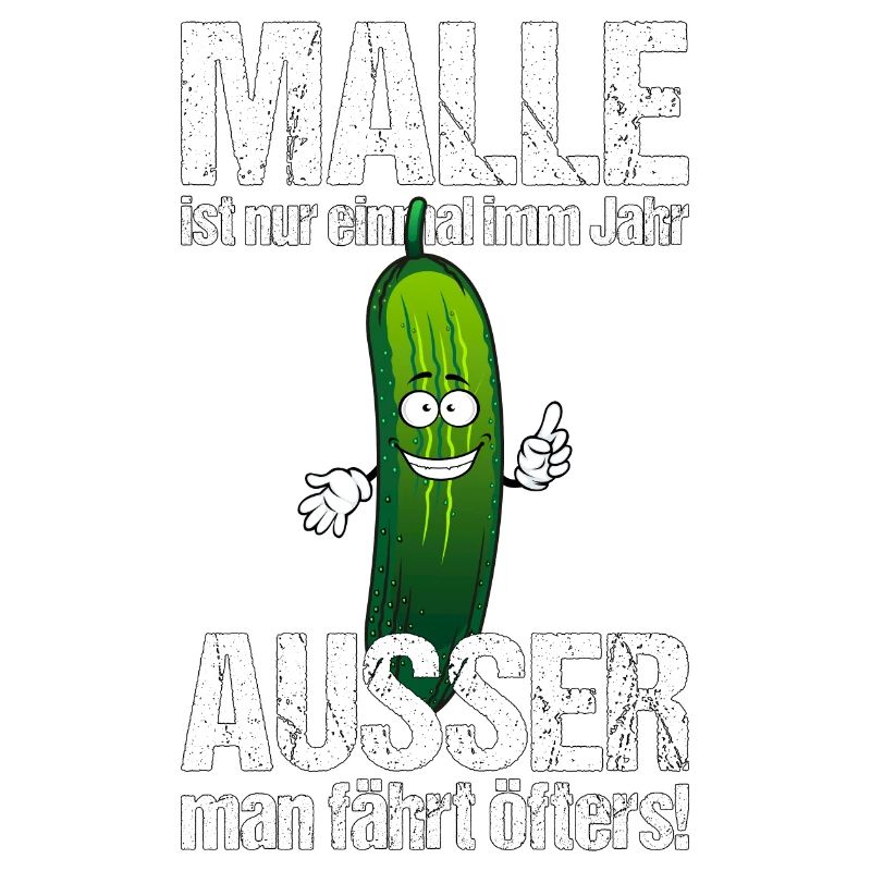 Malle Mallorca Gurke Bier Geschenk