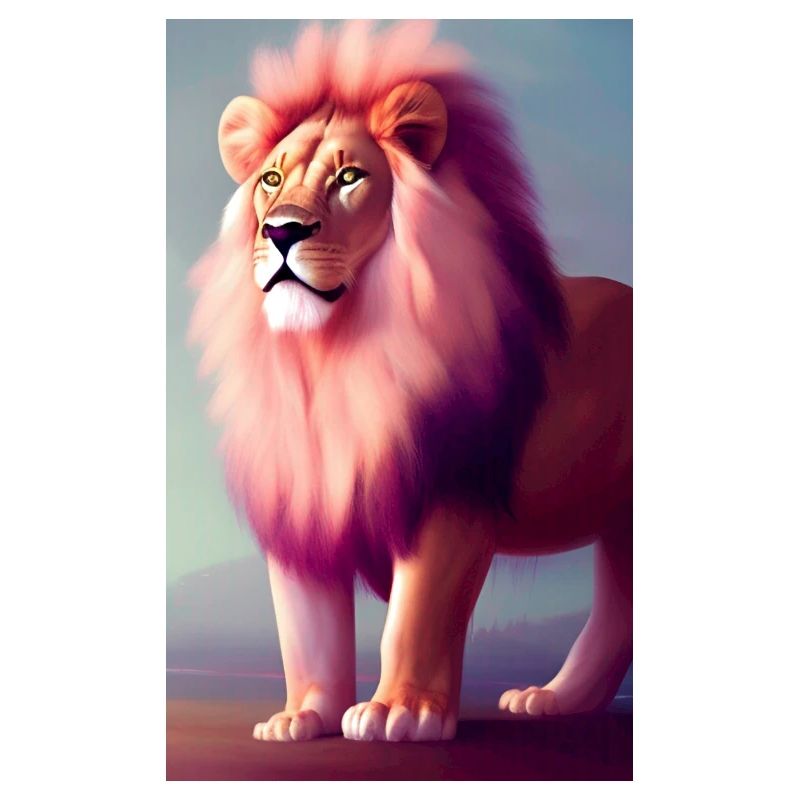 Dessin animé d’une lionne queer