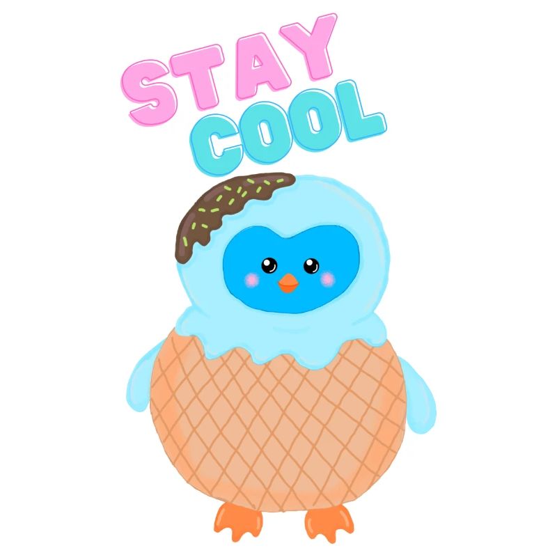 Stay cool Eiscreme Pingu