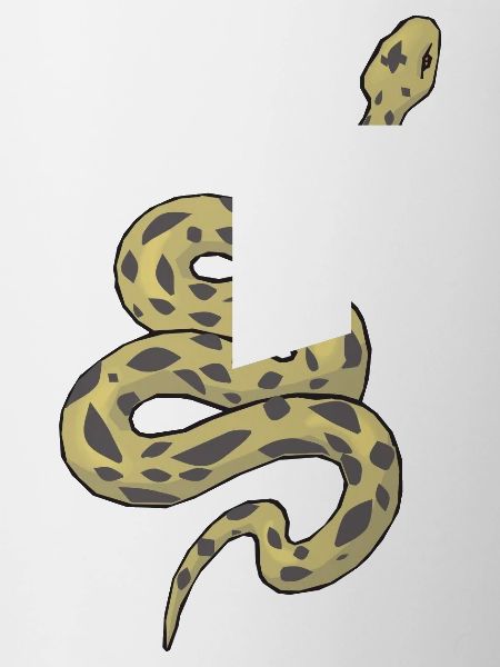 Letter i snake