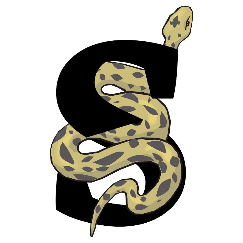 Lettre s serpent