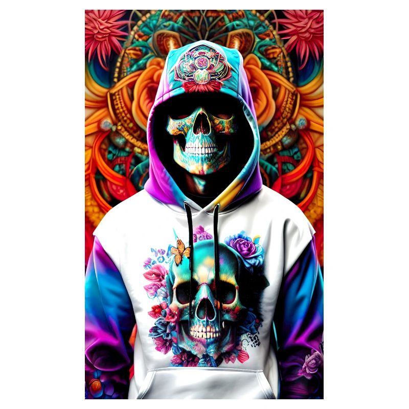ARTWORK Hoodie Skull