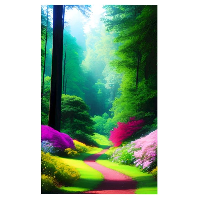 Bunter Waldweg