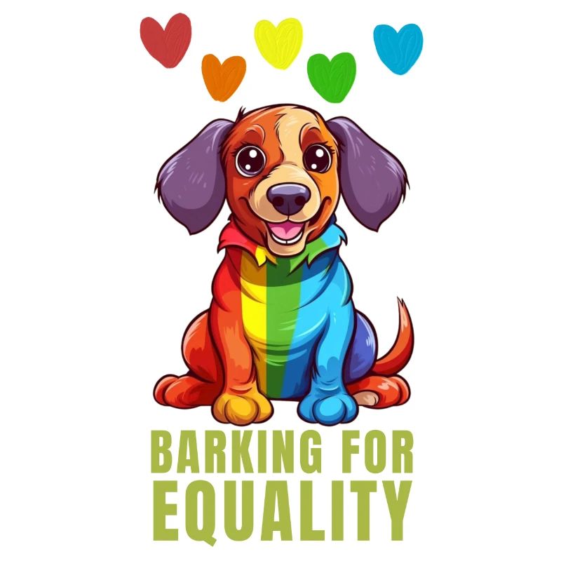 Barking for equality - Gay pride