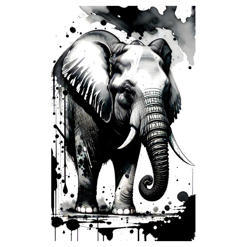 Fierté élégante de l’éléphant