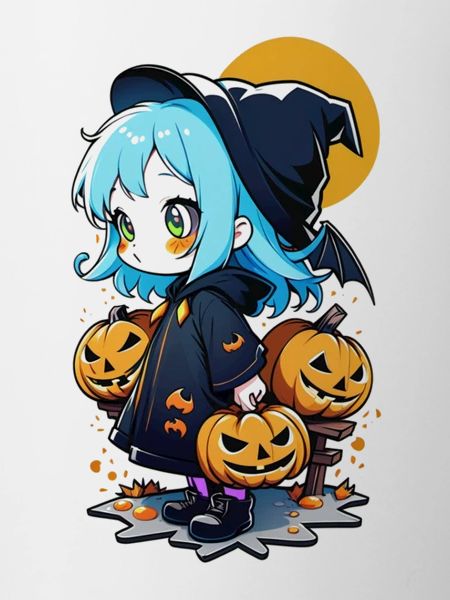 halloween - sorciere manga