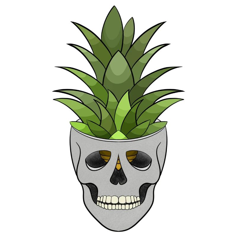 Ananas Schädel