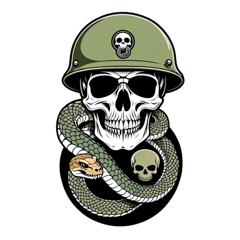 serpent squelette et tatouage