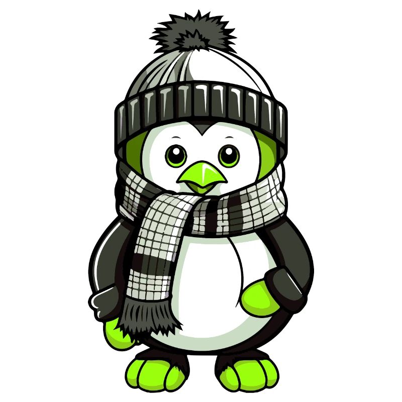 Penguin Winter Comic
