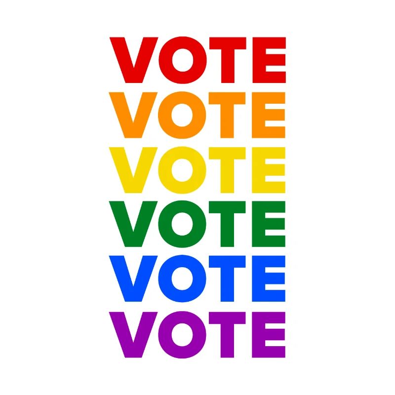 Repeat Voting – Pride Flag - LGBTQIA+