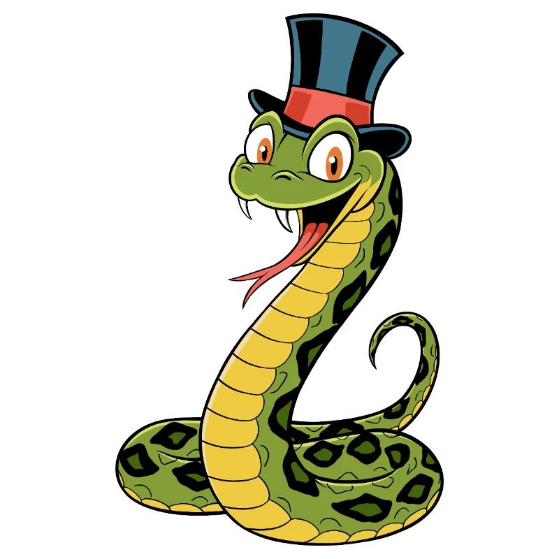 Serpent élégant