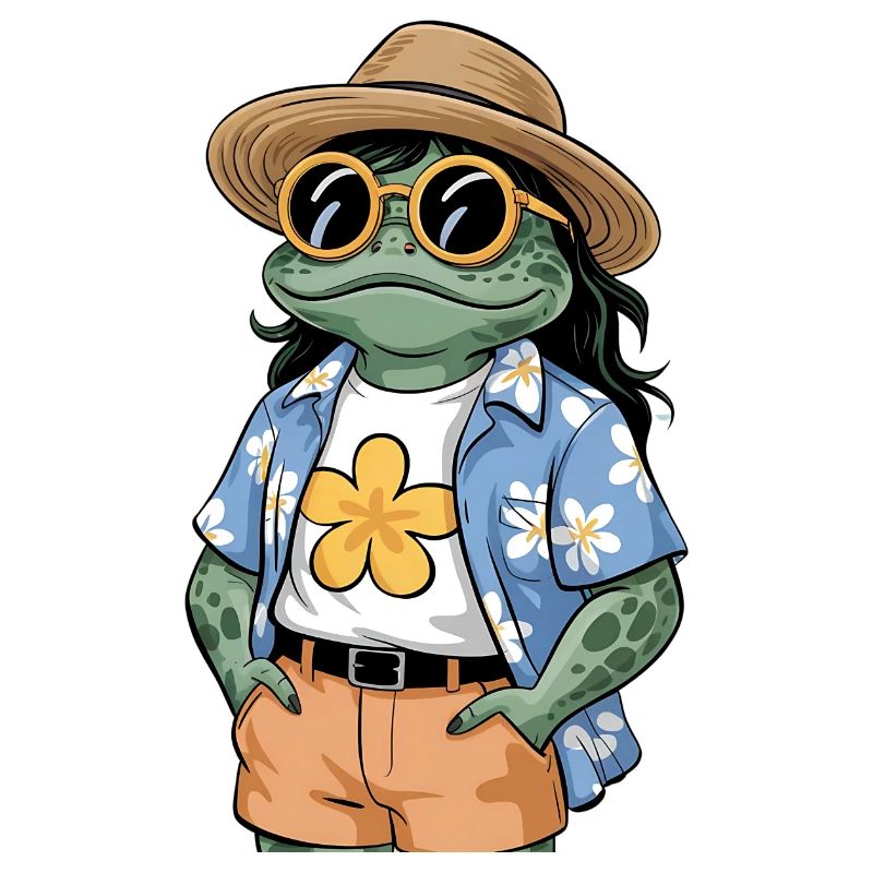 Funny Summer Frog