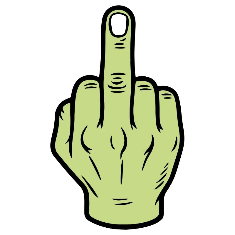Middle Finger Hand Icon