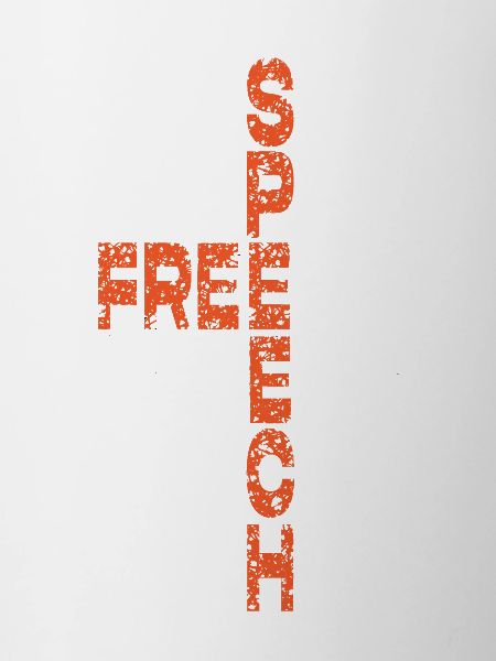 Free Speech Word Art Design