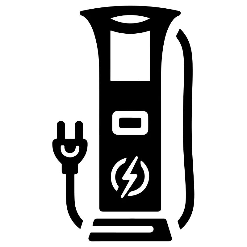Charging station electromobility symbol electricity