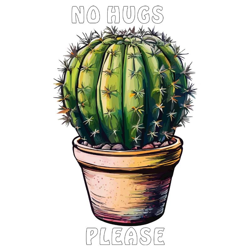 CACTUS NO HUGS PLEASE