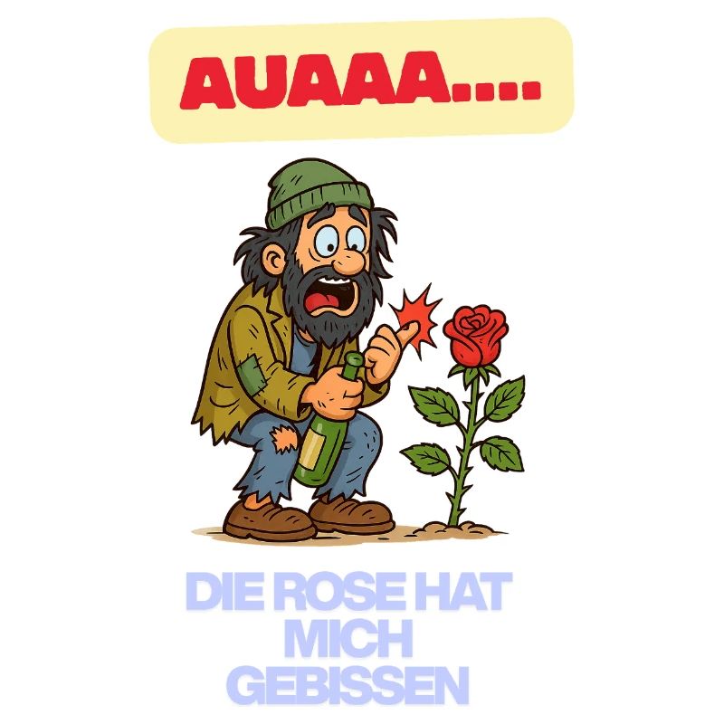 The rose bit me