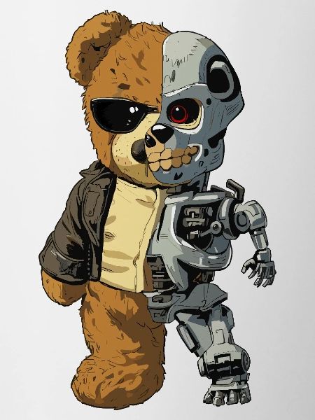 Bear Robot Cyborg