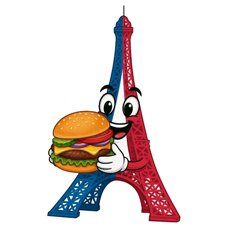Tour Eiffel Hambourg Dessin animé