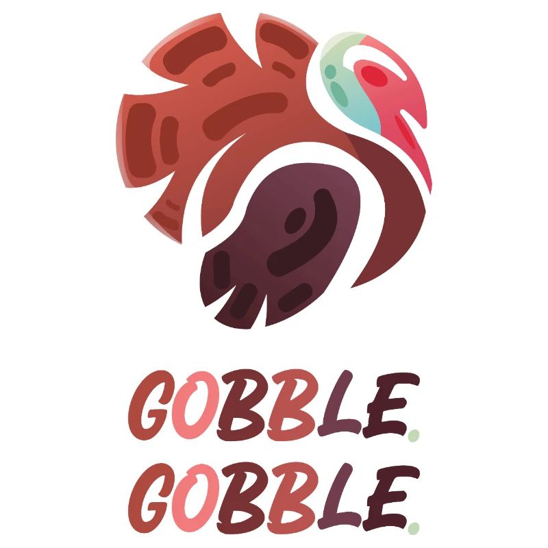 Gobble Gobble – Funny Turkey Design