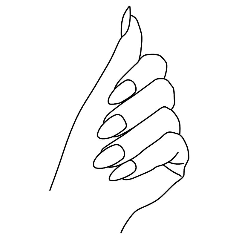 hand outline