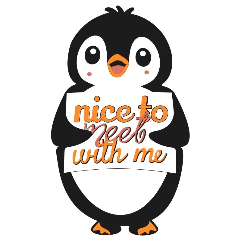 Penguin Banner: Schön, mich kennenzulernen