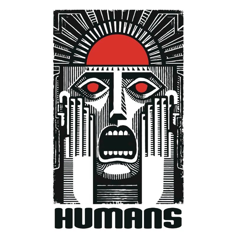 Sun Mask Human Face