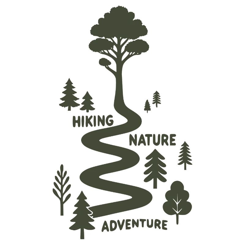 Forest Path Adventure Nature Motif