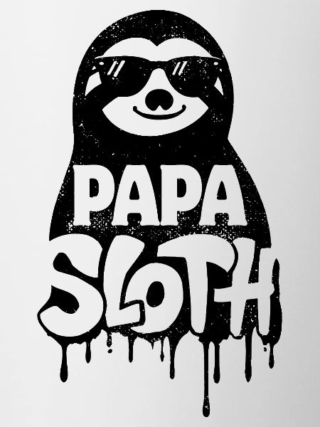 Papa Sloth - Cool Sloth Father's Day