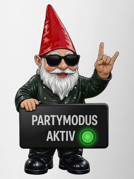 Gnom mit Partymodus Aktiv