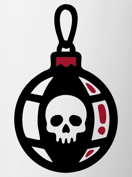 Totenkopf Christbaumkugel Icon