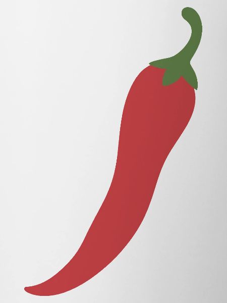 Chilischote Lebensmittel Illustration Geschenkidee