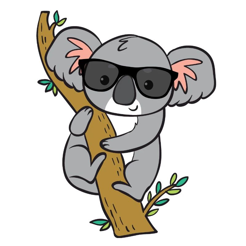 Koala avec des lunettes