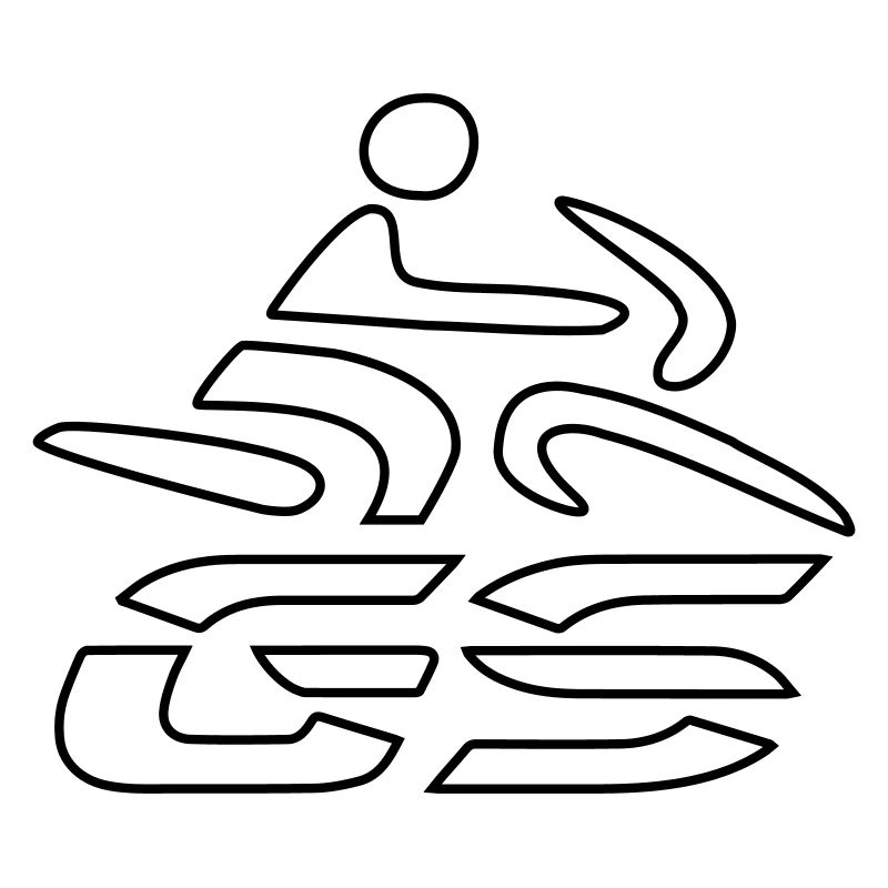 Logo GS pilote n° 7 | Noir