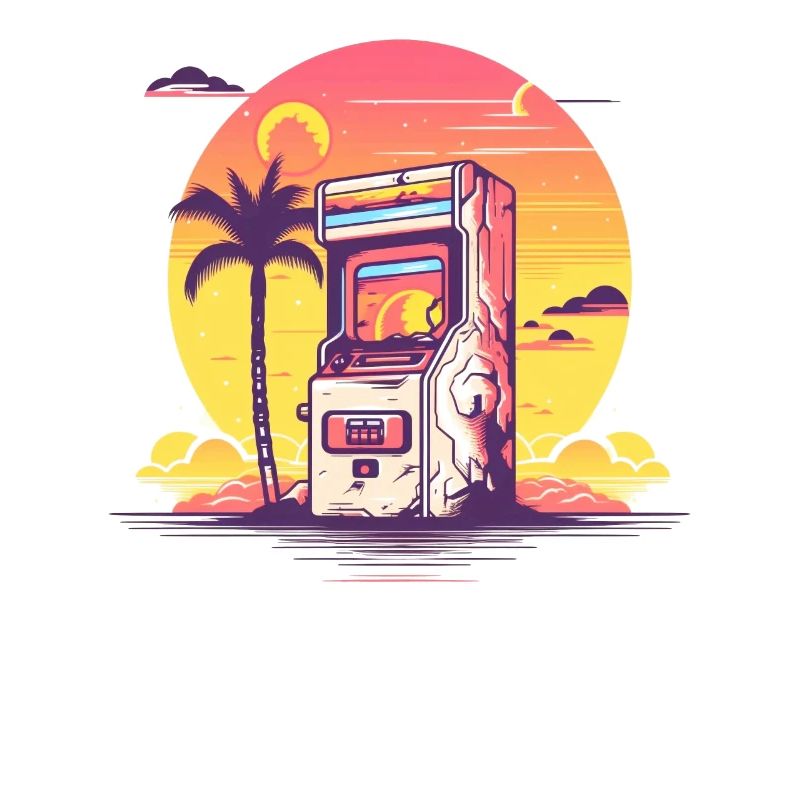 Vintage Arcade-Controller Nostalgischer