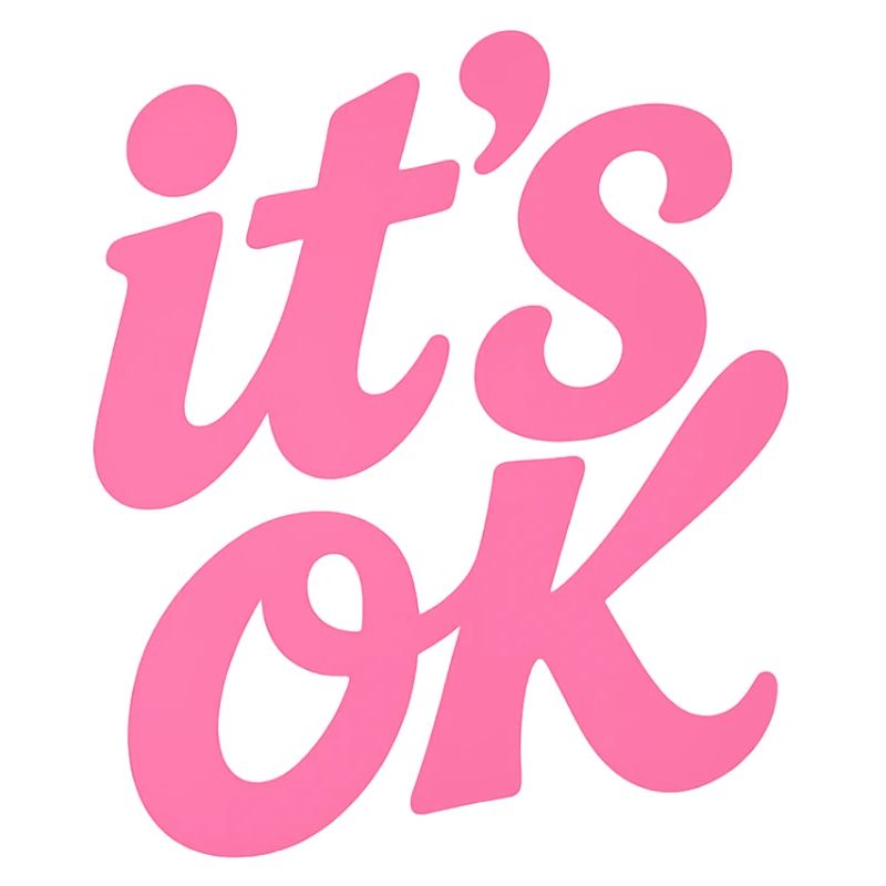 Rose : C’est OK Lettrage