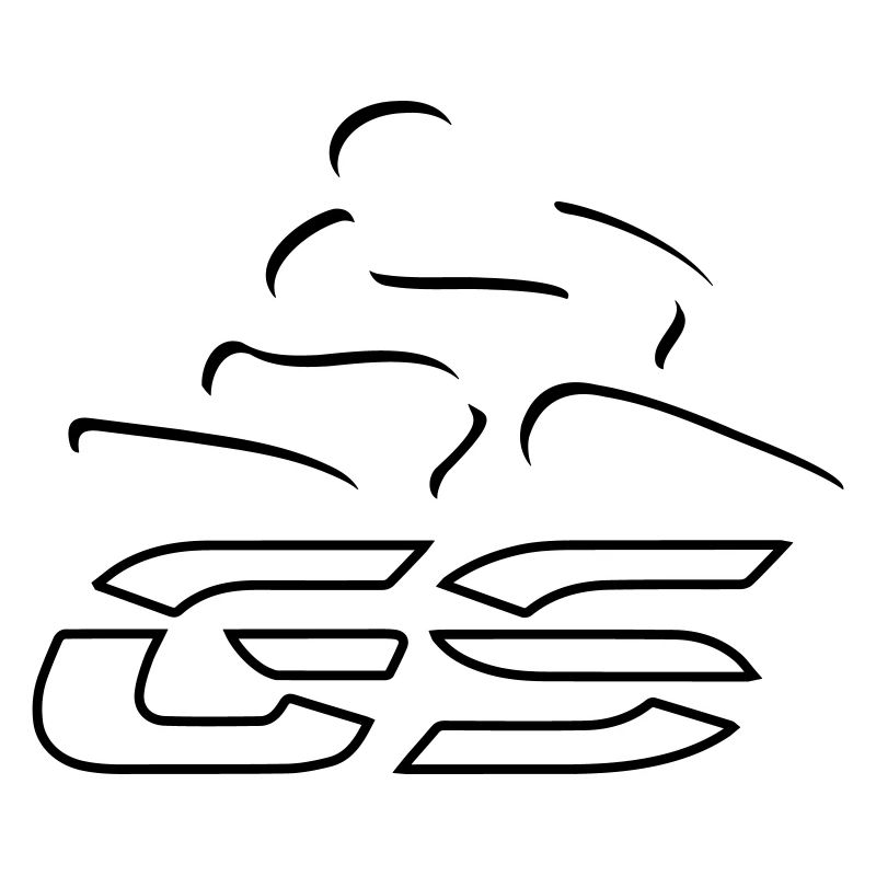 Logo GS pilote n° 8 | Noir